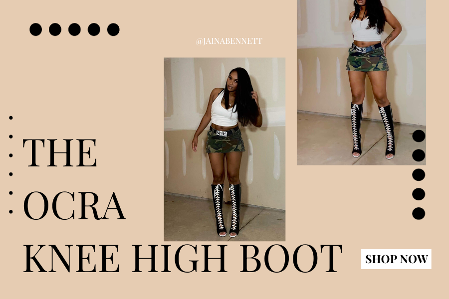 Jaina Bennett, Instagram's Y2K influencer rocking the Orca Knee High Boot