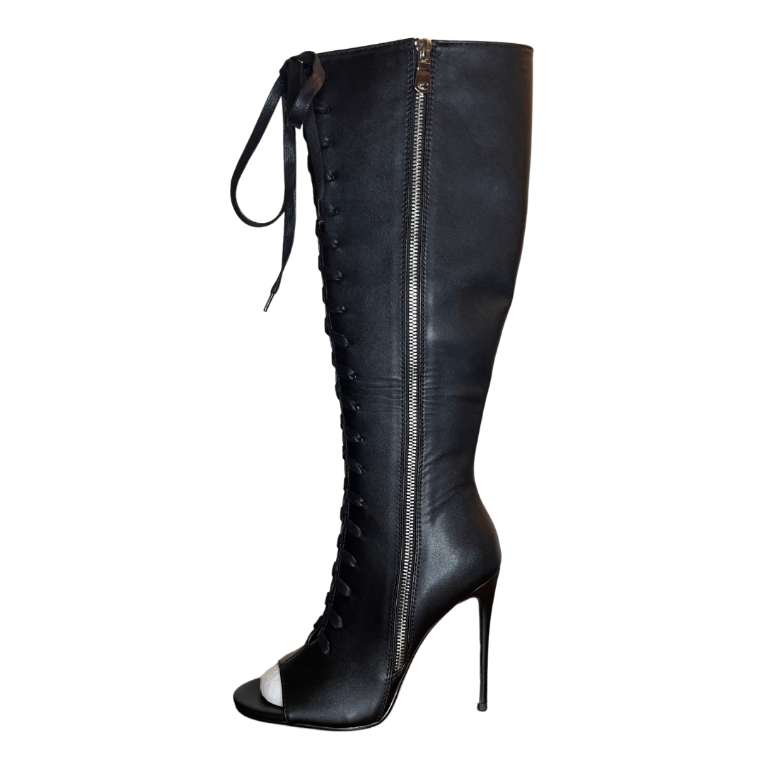 Spade Knee High Boots